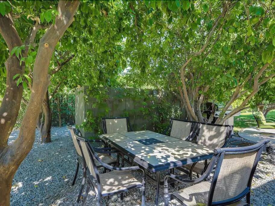 Serene 4 Bed 3 Bath Heated Pool Natural Backyard Heart Of Palm Springs Exteriér fotografie